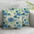 thumbnail image 3 of Nawypu  Pack of  Mughal Flower Pillow Cover  Chinoiserie Blue Floral Throw Pillow Cover Blue and White Pillow Case Covers Cushion for Couch Sofa Living Room, 3 of 5