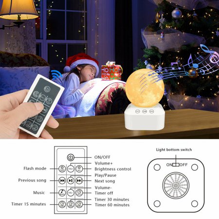 Noise Machine w/ Night Light, Portable Sleep Sound Machine 10 Soothing Sounds for Adults, 3 Timers