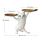 thumbnail image 2 of Bandeja de resina para gatos, adorno de estatua, bandeja para llaves de entrada, decoración de escultura de gatito (beige) Hugtrwg  Libre de BPA, 2 of 9