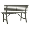thumbnail image 5 of vidaXL Outdoor Patio Bench Garden Park Bench for Backyard Deck Lawn Yard Steel, 5 of 6