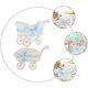 thumbnail image 3 of 2pcs Cart Design Storage Basket Candy Holder Baby Shower Wedding Party Gift Holder 26s, 3 of 3