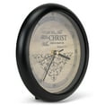 thumbnail image 2 of I Can Do All Things Inspirational Natural Brown 8 inch Three Hymn Sound Clock, 2 of 3
