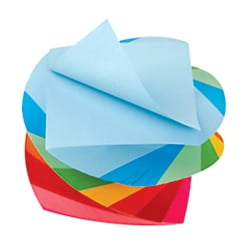 - Office Depot® Brand Neon Twirl Memo Cube, 3
