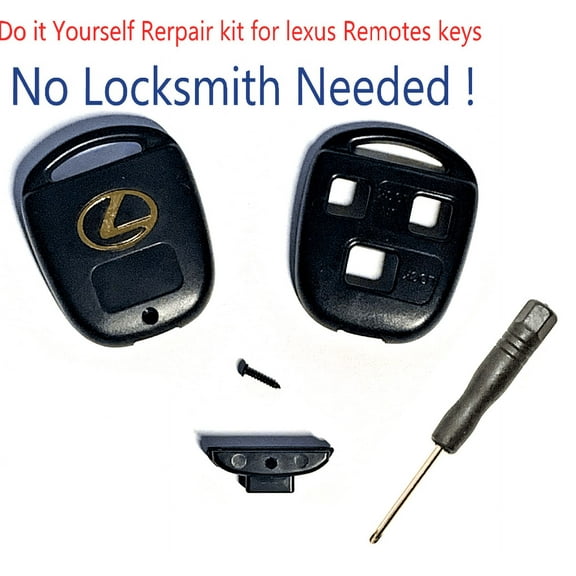 LEXUS Remote Head Key SHELL 3 BUTTON Repair Kit   SCREWDRIVER VLS