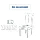 thumbnail image 3 of Advancent 6 sillas con fundas para asientos de sillas, alta elasticidad y fácil de cuidar, funda elástica para asiento de silla Decoración del hogar Verde negruzco, 3 of 6