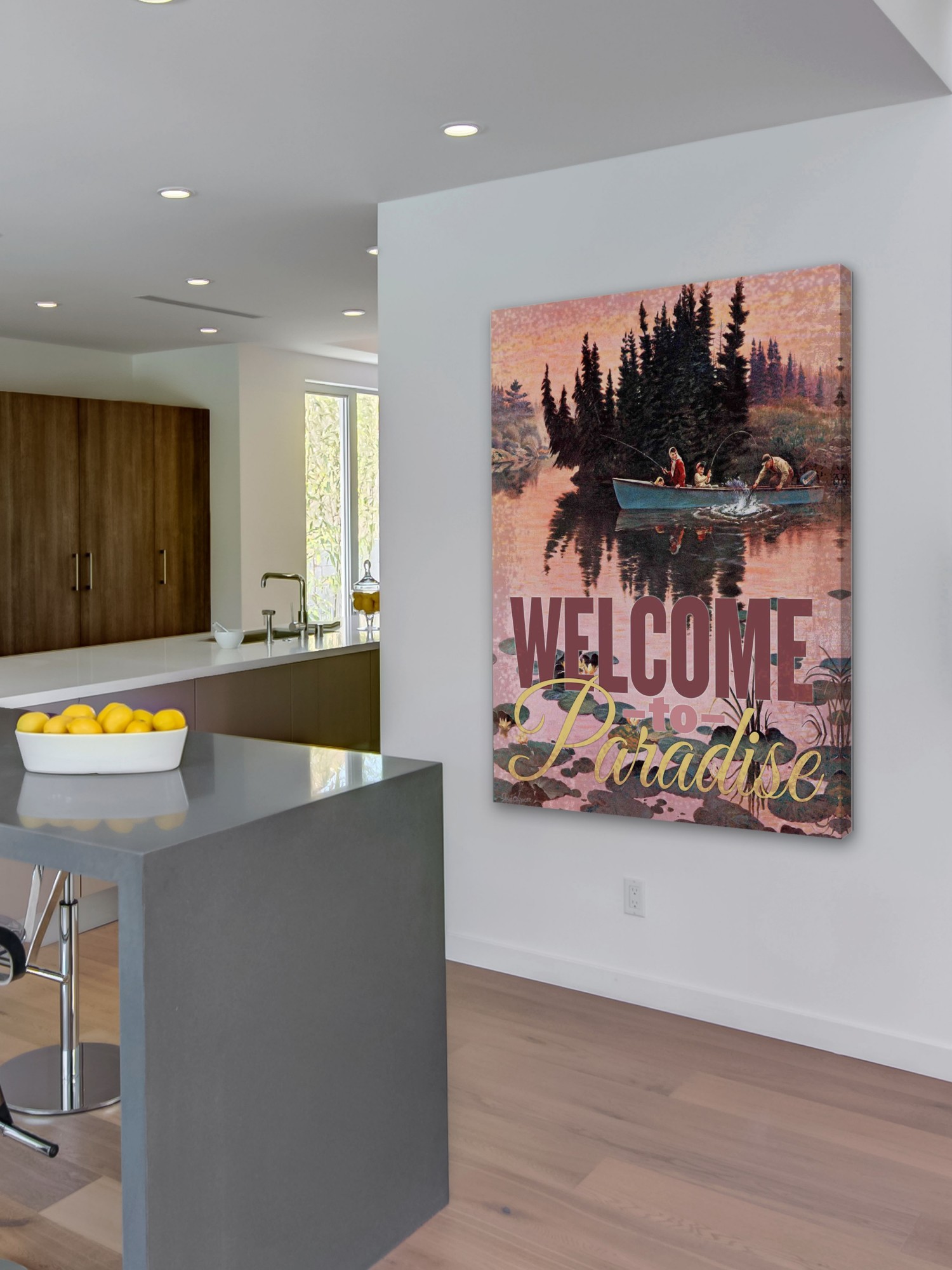 Marmont Hill A Fine Catch by Saturday Evening Post Painting Print on Canvas