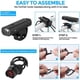 thumbnail image 5 of Juego de luces para bicicleta (delantera y trasera), luces LED para bicicleta, 2 modos de iluminación, recargables por USB, resistentes al agua, 400 lúmenes, 5 of 5