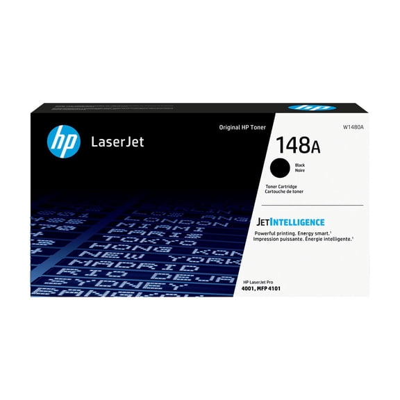 HP 148A Black Toner Cartridge, W1480A