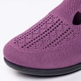 thumbnail image 5 of YOUYEDIAN Womens Orthopedic Shoes Arch Support Nurse Shoes Wide Width Non Slip Slip on Business Casual Shoes Mesh Stretch Comfortable 2026 New Orthopedic Shoes (Purple), 5 of 9