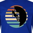 thumbnail image 4 of Inktastic Rock Climbing Mountain Climber Silhouette Long Sleeve Youth T-Shirt, 4 of 5