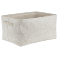 thumbnail image 3 of Bouclair Beige Woven Storage Basket Medium, 3 of 4