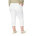 thumbnail image 4 of Levi Strauss Signature Women's and Women's Plus Mid Rise Capri Jeans, Sizes 2-28, 4 of 6