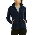 thumbnail image 4 of Women’s Polar Fleece Jacket with Pockets Full Zip Up S-3XL Regular & Plus Long Sleeve Lightweight Warm Coat Spring Fall Winter Activewear Womenswear, 4 of 7