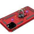 thumbnail image 6 of Case for Apple iPhone 13 (6.1") Hybrid Durable 360 Degree Rotatable Ring Stand Holder Kickstand Fit Magnetic Car Mount Phone Cover for iPhone 13 by Xpm - Red, 6 of 8