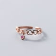 thumbnail image 2 of 925 Silver Adjustable Open Ring For Women Minimalist Thin Band Jewelry Elegant Fashion Rings Daily Wear Durable, 2 of 6