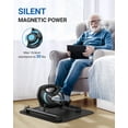 thumbnail image 2 of MERACH Under Desk Bike Pedal Exerciser Indoor Silent Elliptical Machine for Legs and Arms Mini Foot Pedal Exercise Bike with Free App,Non-Slip Mat,2 Resistance Bands, 2 of 7