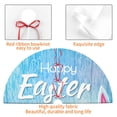 thumbnail image 4 of Rateoe Happy Easter Print Christmas Tree Skirt 36" for Xmas Holiday New Year Party Circle Tree Mat Ornaments Decoration, 4 of 7