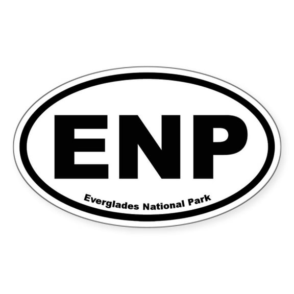 CafePress - Everglades National Park Oval Sticker - Sticker (Oval)