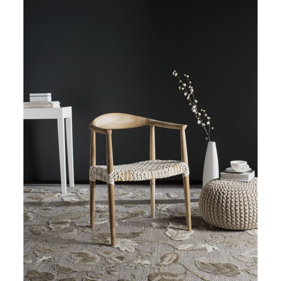 Safavieh Fox Club Chair, Light Oak