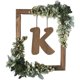thumbnail image 1 of Corona de letras de madera para pared, salón, dormitorio, letrero decorativo con gancho y cuerda para crear palabras DIY, 1 of 7