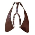 thumbnail image 4 of yuksok Hidden Underarm Shoulder Bag Bag for Running Costume Parties Cosplay Deep Brown, 4 of 9