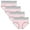 Pink, variant on XMMSWDLA Women's Cotton Underwear High Waist Stretch Briefs Soft Underpants Ladies Full Coverage Panties 4 Pack Blue 4XL Seamless Underwear