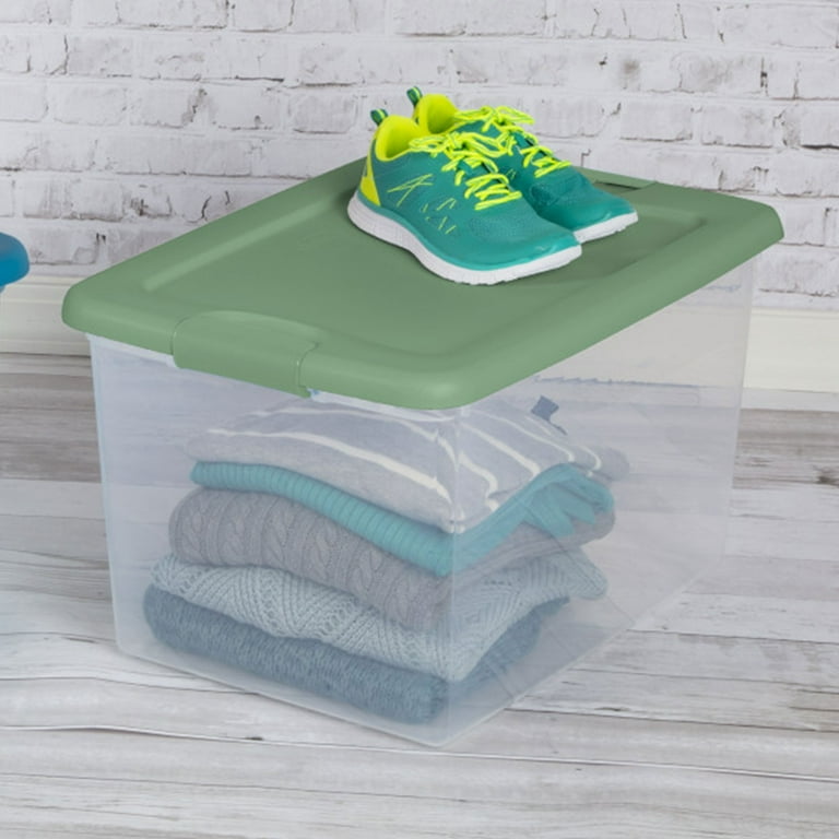Walmart 64 qt latching tote sale
