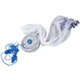thumbnail image 2 of Hand Throwing Fishing Net, Flexible 10m Rope Length Multi Purpose Tension  Fishing Cast Net  For Birthday For Fish Pond For Fisherman For Festival, 2 of 8