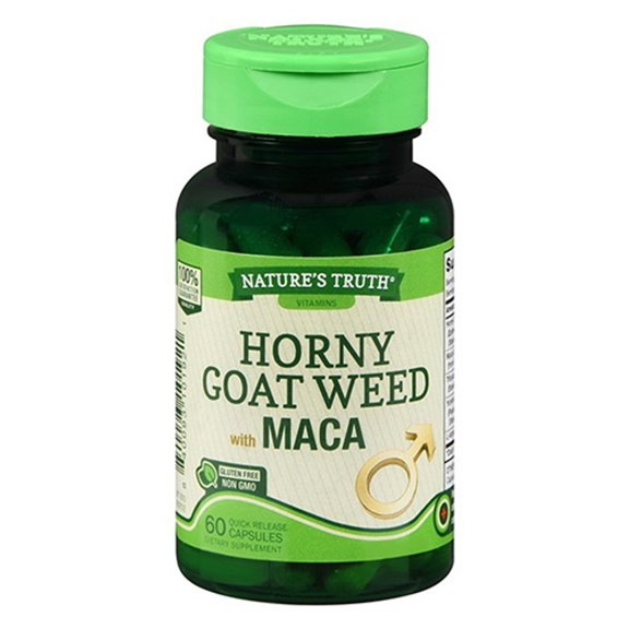 Natures Truth Vitamins Horny Goat Weed With Maca Quick Release Capsules, 60 Ea, 6 Pack