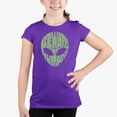 thumbnail image 1 of Girl's Word Art T-shirt - Beware of Humans, 1 of 2
