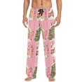 thumbnail image 7 of FORMRS Mens Pajama Pants with Pockets Sleepwear Lounge Bottoms Sizes S-2XL, Pink Christmas House, 7 of 7