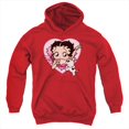 thumbnail image 1 of Boop-I Love Betty - Sweat à Capuche Jeunesse & 44; Rouge - Moyen, 1 of 1