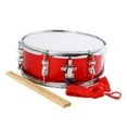 thumbnail image 4 of HAOANColorful Fashion Jazz Snare Drum Set Student Steel Shell Percussion Instrument with Drum Sticks Adjustable Strap Musical Toy for Children Kids (Red), 4 of 8