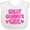 AA-White, variant on Inktastic Great Grandma's Girl Granddaughter Gift Girls Baby Bib