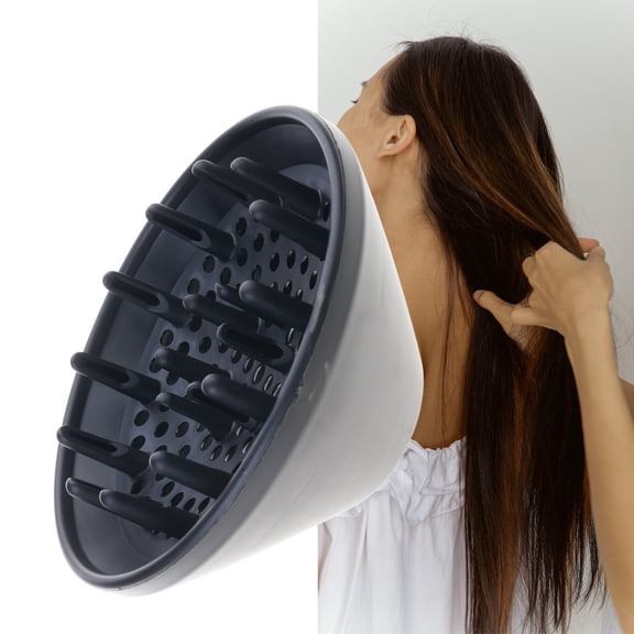 Hair Dryer Diffuser Attachment, Adjustable Fit Blow Dryer Diffuser for 1.1"‑3.1" Nozzles, for Curly and Wavy Hair