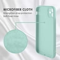 thumbnail image 6 of iPhone 11 Case, Phone Case iPhone 11, Slim Silicone Soft Rubber Shockproof Protective 360° Ring Holder Kickstand Drop Protection Bumper Cute Girls Women Boy iPhone 11 2019 Cover, Mint Green, 6 of 14