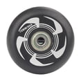thumbnail image 3 of koolsoo 76mm Inline Roller Skate Wheel Inline Skate Replacement Wheels Luggage Wheel 90A Black Argent, 3 of 9