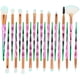 thumbnail image 1 of Juego de 20 brochas de maquillaje multifunción para base de maquillaje, sombra de ojos, delineador de ojos y labios., 1 of 2