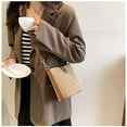 thumbnail image 3 of Crossbody Bags for Women, Straw Bags, Summer Beach Vintage Cute Small Shoulder Bag is Easy to Match Outfits to Add Vintage Polish to Your Looks, Green, 3 of 6