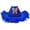 blue, variant on Yvsxxv White Patriotic Star Bow Western Cowgirl Hat, Independence Day Party Hat, 1 Pc