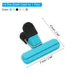 thumbnail image 2 of Uxcell 2.95 x 2.56 Inch Chip Clips, 6Pcs Small Plastic Bag Clips, Assorted Colors, 2 of 5