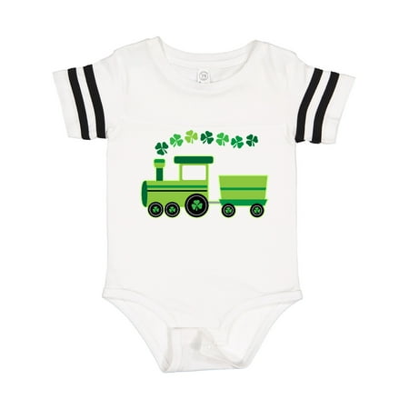

Inktastic St Patricks Irish Shamrock Train Gift Baby Boy or Baby Girl Bodysuit