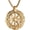 Gold, variant on Viking Vegvisir Norse Compass Stainless Steel Necklace Double-Sided Hollow Engraving Sun Totem Pendant Norse Amulet Jewelry