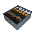 thumbnail image 6 of SEARCHI Clothes Organiser Drawers Washable Underwear Storage Box Jeans Foldable Closet Dividers Box PP lined stiff version for Socks, Neck Ties, Scarves, 6 of 6