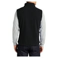 thumbnail image 2 of Mafoose Men Super Soft Value Polyester Fleece Male Vest Black XS, 2 of 6