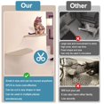 thumbnail image 4 of Tapete rascador para gatos de escalada de 39.4 x 15.8 pulgadas, para rascar gatos, reemplazo autoadhesivo, protector de muebles para arañazos de gatos (beige), 4 of 7
