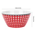 thumbnail image 3 of Garosa Kitchen Supplies, Tableware, 148x72mm Beautiful Pattern Food Bowl Salad Container Kitchen Tableware for Home Restaurant, 3 of 7