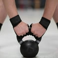 thumbnail image 5 of par (L) de guantes deportivos acolchados de cuero con muñequera, antideslizantes y ventilados, para levantamiento de pesas, dominadas, entrenamiento, patinaje sobre ruedas, mujeres y hombres, 5 of 5