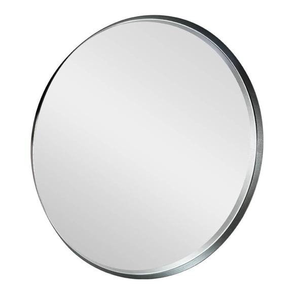Espejo Hometrends Circular de Aluminio Negro