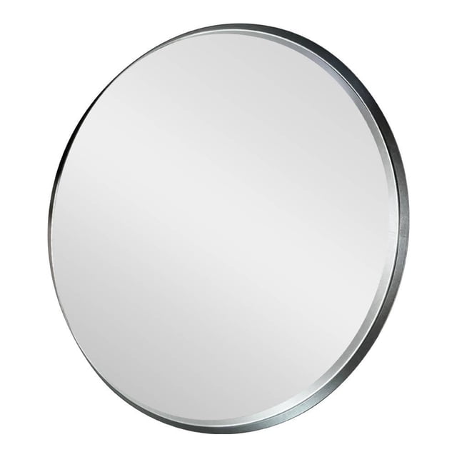 Espejo Hometrends Circular de Aluminio Negro